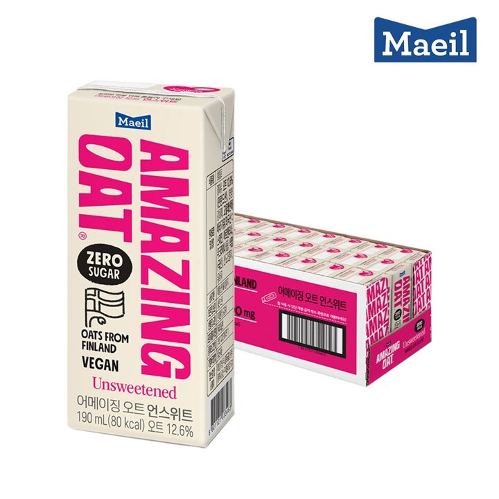 매일 어메이징 오트 언스위트 190ml 24팩