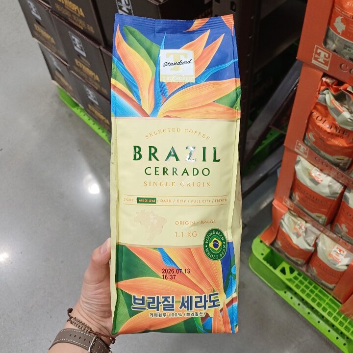[코스트코] 티스탠다드 브라질 세라도 원두커피 1.1kg