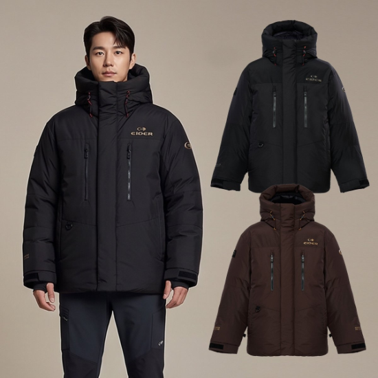 최초가 1250000원 CAMPYLO 캄피로 남성 겨울 윈드스타퍼 헤비 다운 자켓 DMW25501 역시즌 특가
