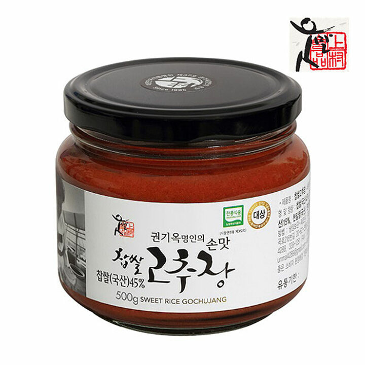 [식품명인 권기옥] 찹쌀 고추장 500g(유)