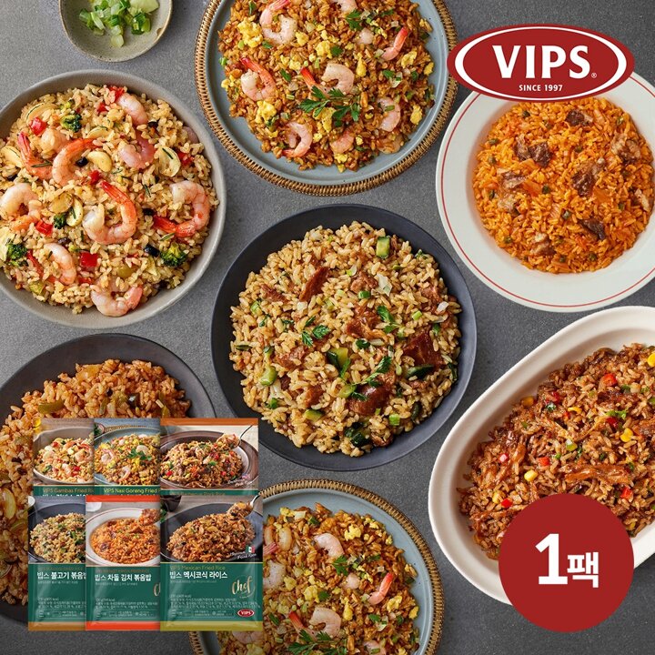 [빕스]월드고메 볶음밥 6종 1팩