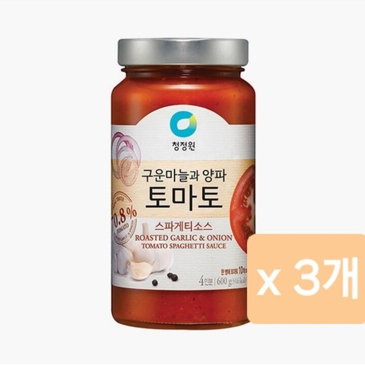 (신세계의정부점)청정원 토마토스파게티소스600g x3개/면500g 증정
