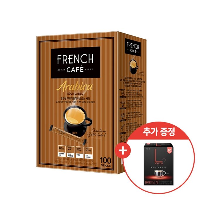 (S)프렌치카페 카페믹스 아라비카 골드라벨 100T  + 쁘띠 마일드 아메리카노 10T