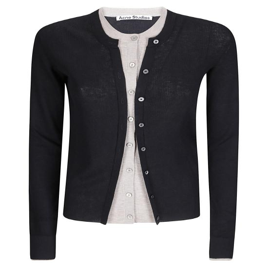[해외배송] 26FW 아크네 스튜디오 가디건 A60693 BBJ BLACK BEIGE