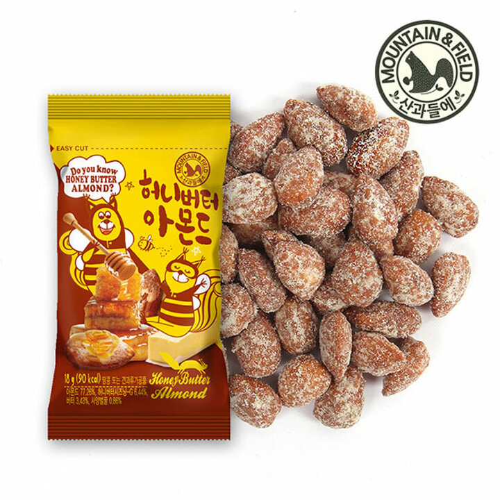 허니버터 아몬드 18g x20봉 (시즈닝견과)
