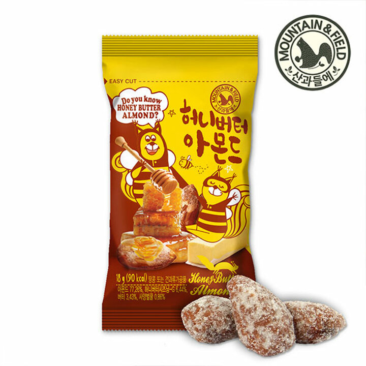 허니버터 아몬드 18g x20봉 (시즈닝견과)