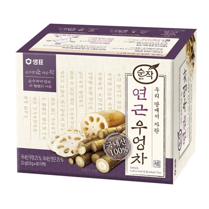 (신세계의정부점)샘표 순작 연근우엉차 티백형 40T