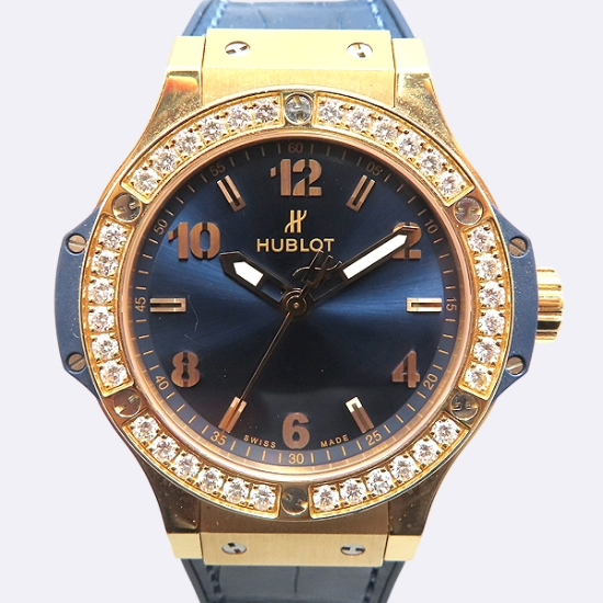 고이비토 중고명품 위블로 BIGBANG 빅뱅 다이아 베젤 38MM 남여공용 시계 K0040HUB
