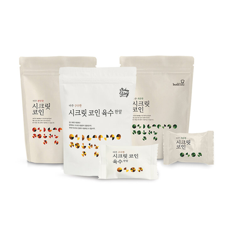 [빅마마] 이혜정의 시크릿 코인 3가지 맛 (총 205알) (편안한맛 145알 + 개운한맛 40알 + 구수한 맛 20알)