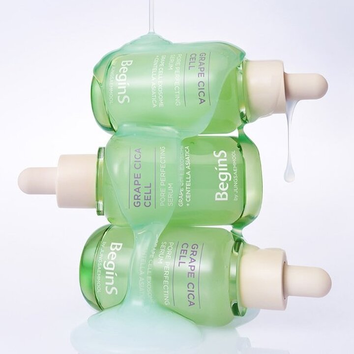 (신세계강남점)비긴스 바이 정샘물 포어 퍼펙팅 세럼 30ml + 포어세럼5ml + 수분선크림체험분 1매