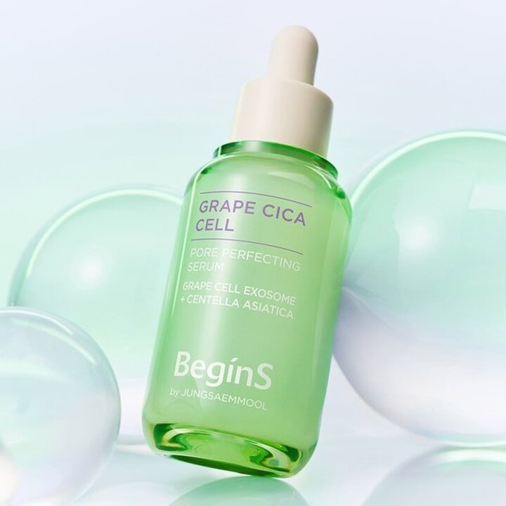 (신세계강남점)비긴스 바이 정샘물 포어 퍼펙팅 세럼 30ml + 포어세럼5ml + 수분선크림체험분 1매