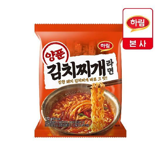하림 양푼김치찌개라면 112g 1개