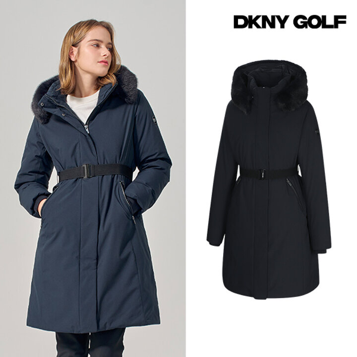 [24년 최신상] DKNY 여성 인퀼팅 다운 코트