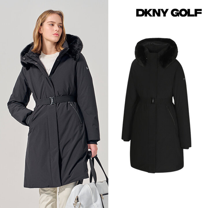 [24년 최신상] DKNY 여성 인퀼팅 다운 코트