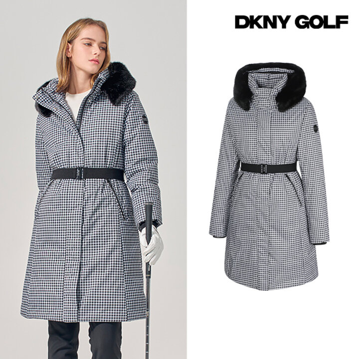 [24년 최신상] DKNY 여성 인퀼팅 다운 코트