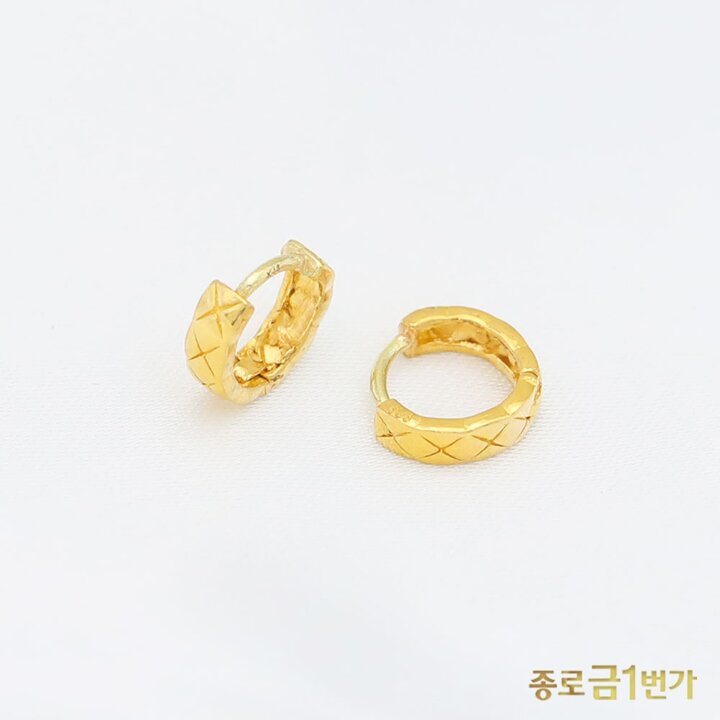 [종로금1번가] 순금 귀걸이 엠보 3.75g 99.9