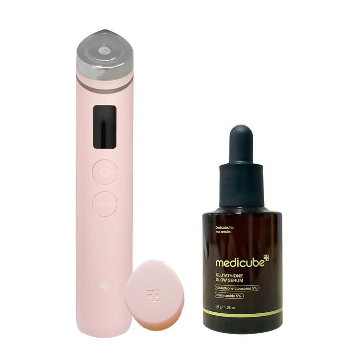 메디큐브 부스터프로핑크+전용헤드캡+앰플30g 1개 .