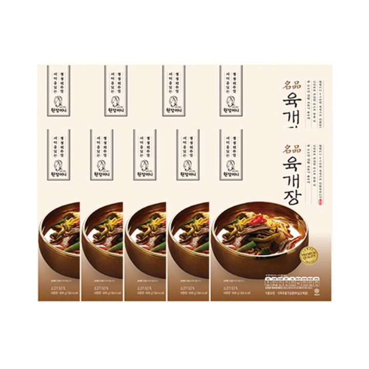 [G]원할머니 명품육개장 600g x 9팩