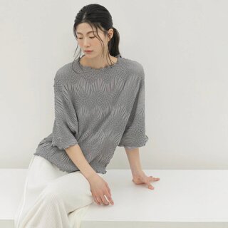 플라라 (88까지)플리츠링클돌먼핏블라우스