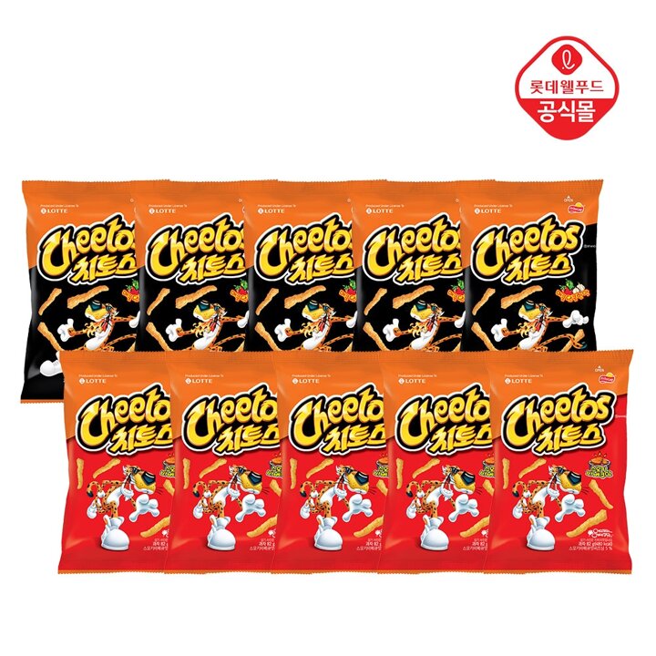 치토스 바비큐맛 82g x 5봉+치토스 매콤달콤한맛 82g x 5봉