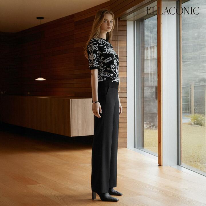 엘라코닉 윈터 울 혼방 팬츠 