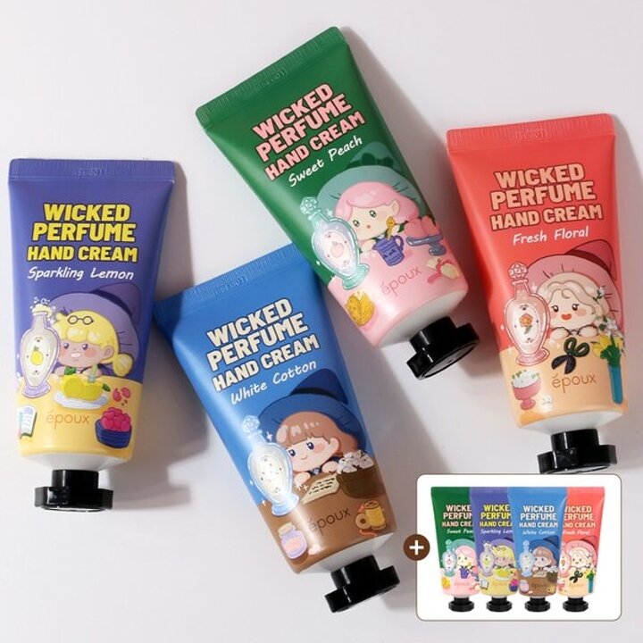 (1+1/무배)에뿌 향기마녀 시즌2 퍼퓸 핸드크림 80ml 택2 주름개선기능성