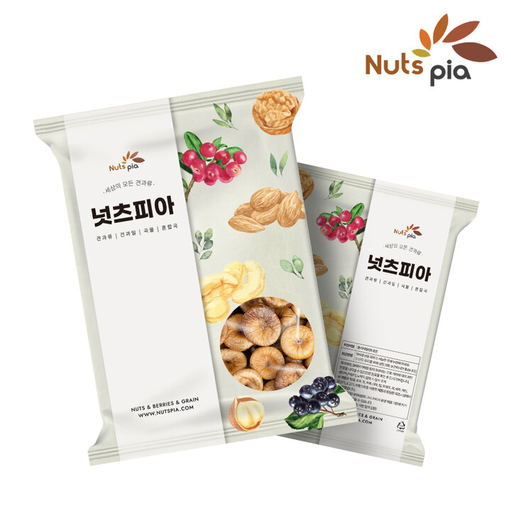 [넛츠피아] 건 무화과 1kg x 2봉 터키산 말린 무화과