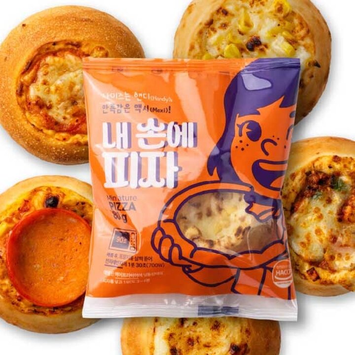 내 손에 미니 한입 피자 80g x 6개