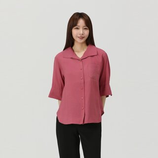 [PAT] 변형 오픈카라 블라우스_1J42508