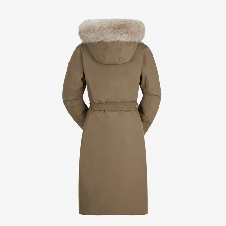 [노스페이스 공식] NC1DQ81C 여성 고어 마테라 RDS 다운 코트 DARK BEIGE