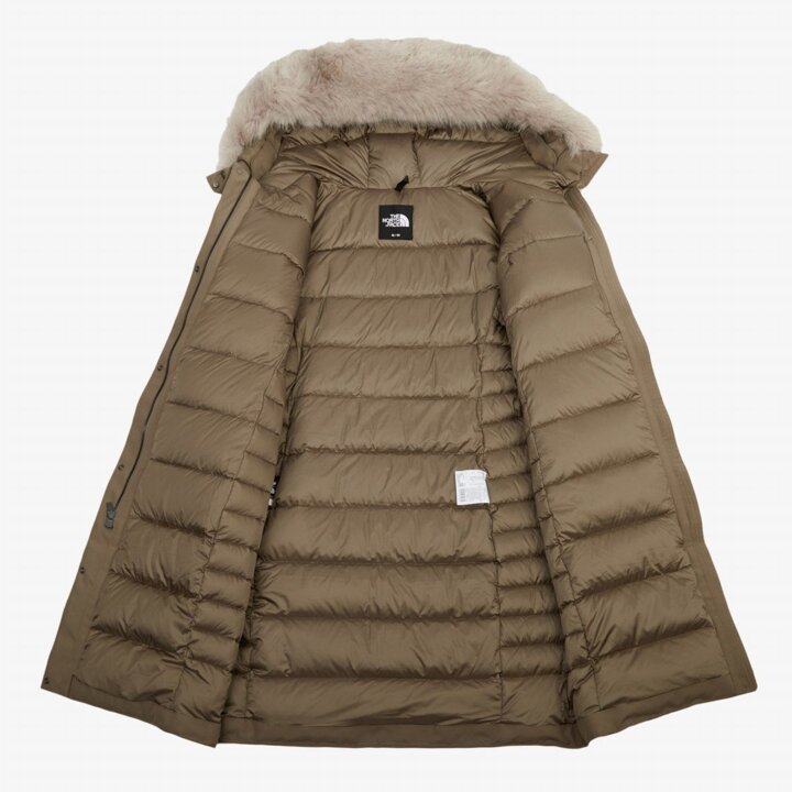 [노스페이스 공식] NC1DQ81C 여성 고어 마테라 RDS 다운 코트 DARK BEIGE