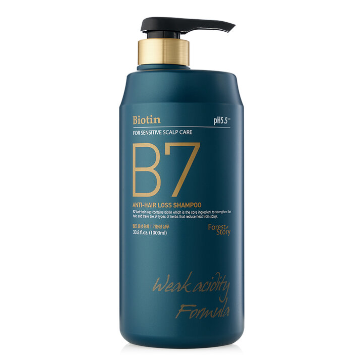 B7 안티헤어로스 약산성 탈모샴푸 1000ml