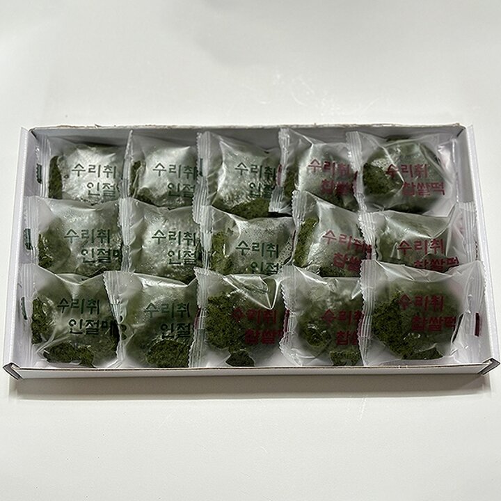 수리취떡 혼합 1kg 인절미10개+찹쌀떡10개