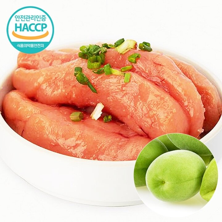 [웰굿]HACCP 전북 프리미엄 매실 품은 백명란젓(특) 200g