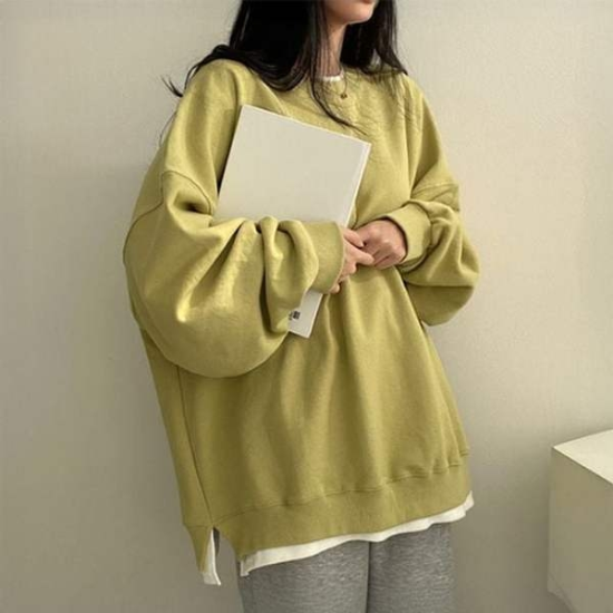 기본티 데일리 레이어드 티셔츠