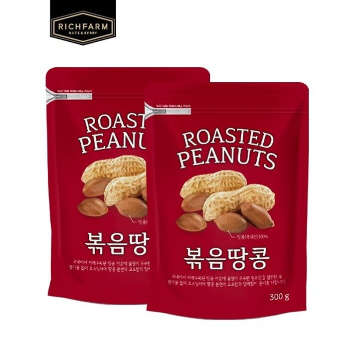 (신세계강남점)국산볶음땅콩 300g 2봉
