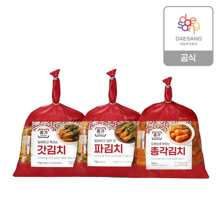 (m)종가 갓1kg+파1kg+총각김치850g 