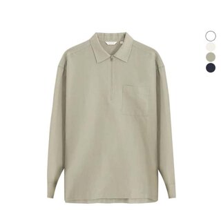 레인 린넨 지퍼튜닉 셔츠 4종 택1