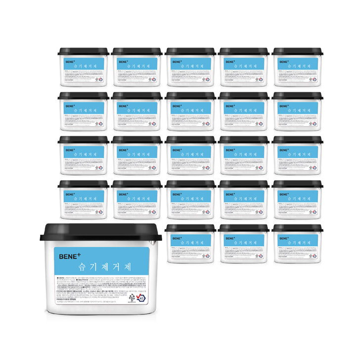 [내일도착]베네플러스 습기제거제/제습제 250g*24개입 1박스(520ml용량)