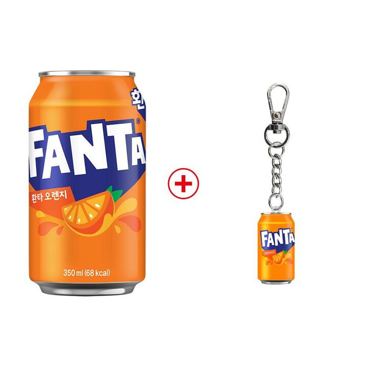 [본사직영] 환타 오렌지 350ml CAN (24입) + 환타 키링