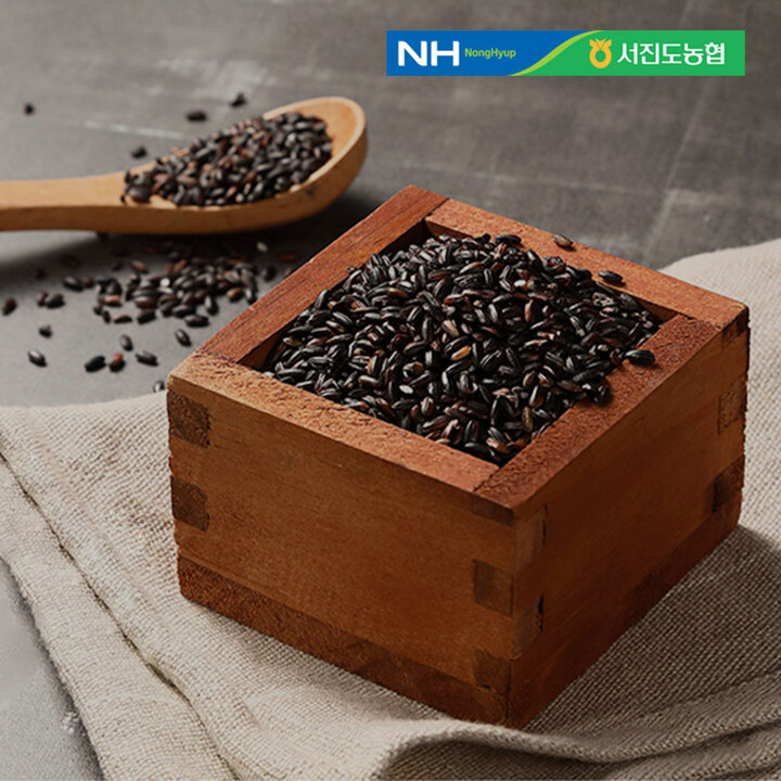 [서진도농협] 행복담은 우리밥상 검정찰흑미 2kg (1kg x 2팩)