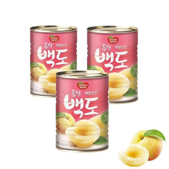 동원 복숭아 백도 400g x 24개 (51149938)