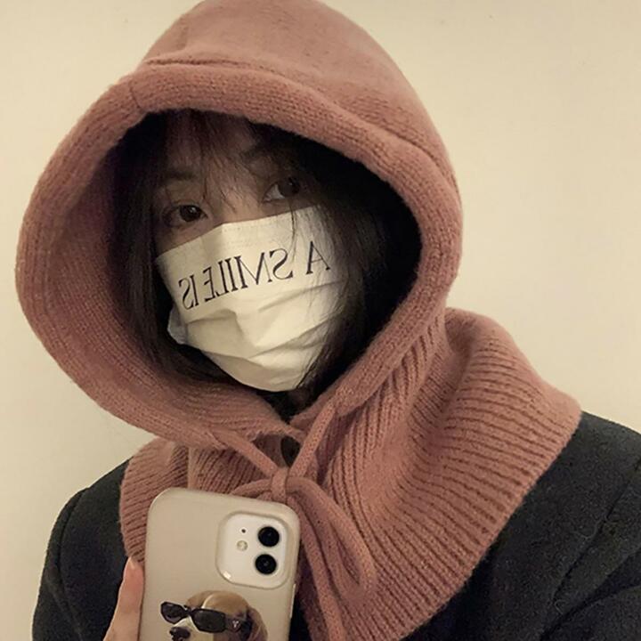 할인바이할인 [1+1] 와이드핏 바라클라바 후드모자 넥워머 컬러5종