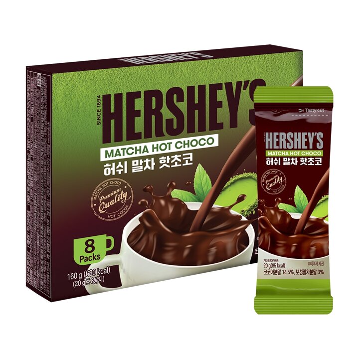 허쉬 말차 핫초코 160g
