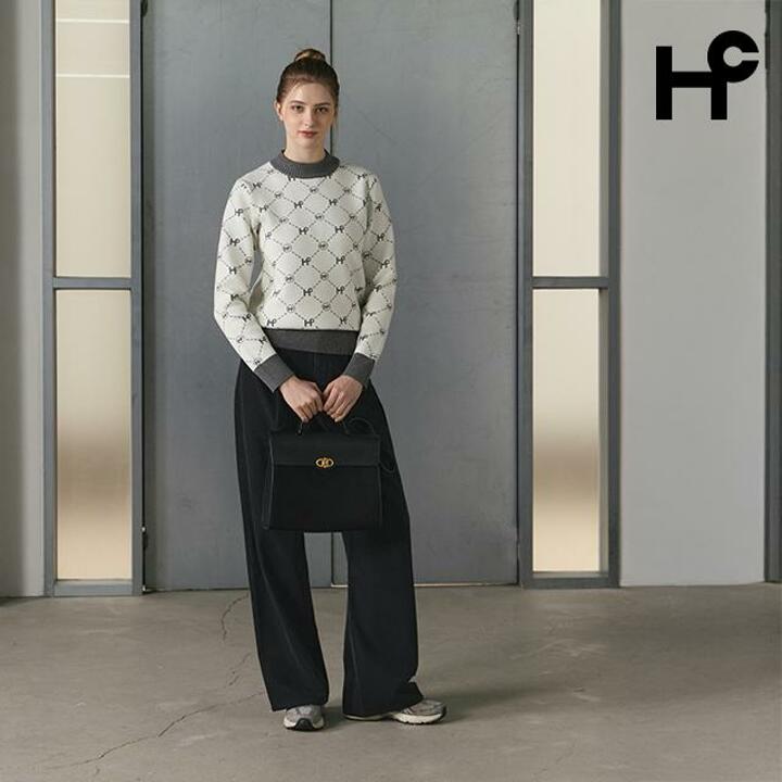 힐크릭 여성 윈터 코지 울 블랜디드 니트 2종
