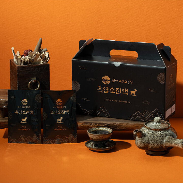 설산흑염소농장 흑염소진액 70ml 120포