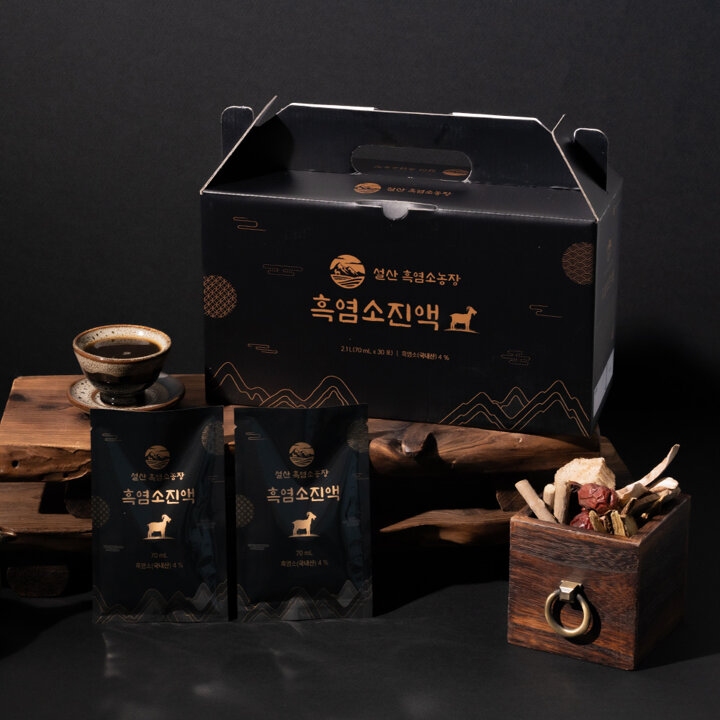 설산흑염소농장 흑염소진액 70ml 120포