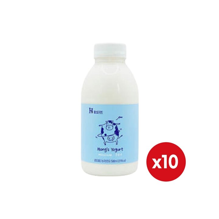 제주지헌목장 홍스요구르트 무슈가 180ml 10개 (제주직송)