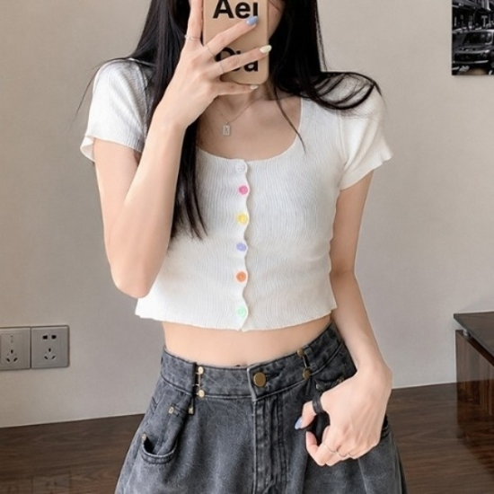 데일리 WS-N05 모어 스퀘어 버튼니트26659140588872
