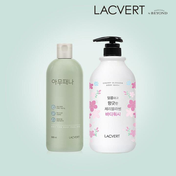 라끄베르 아무때나 때필링 1 + 대용량 바디워시 1